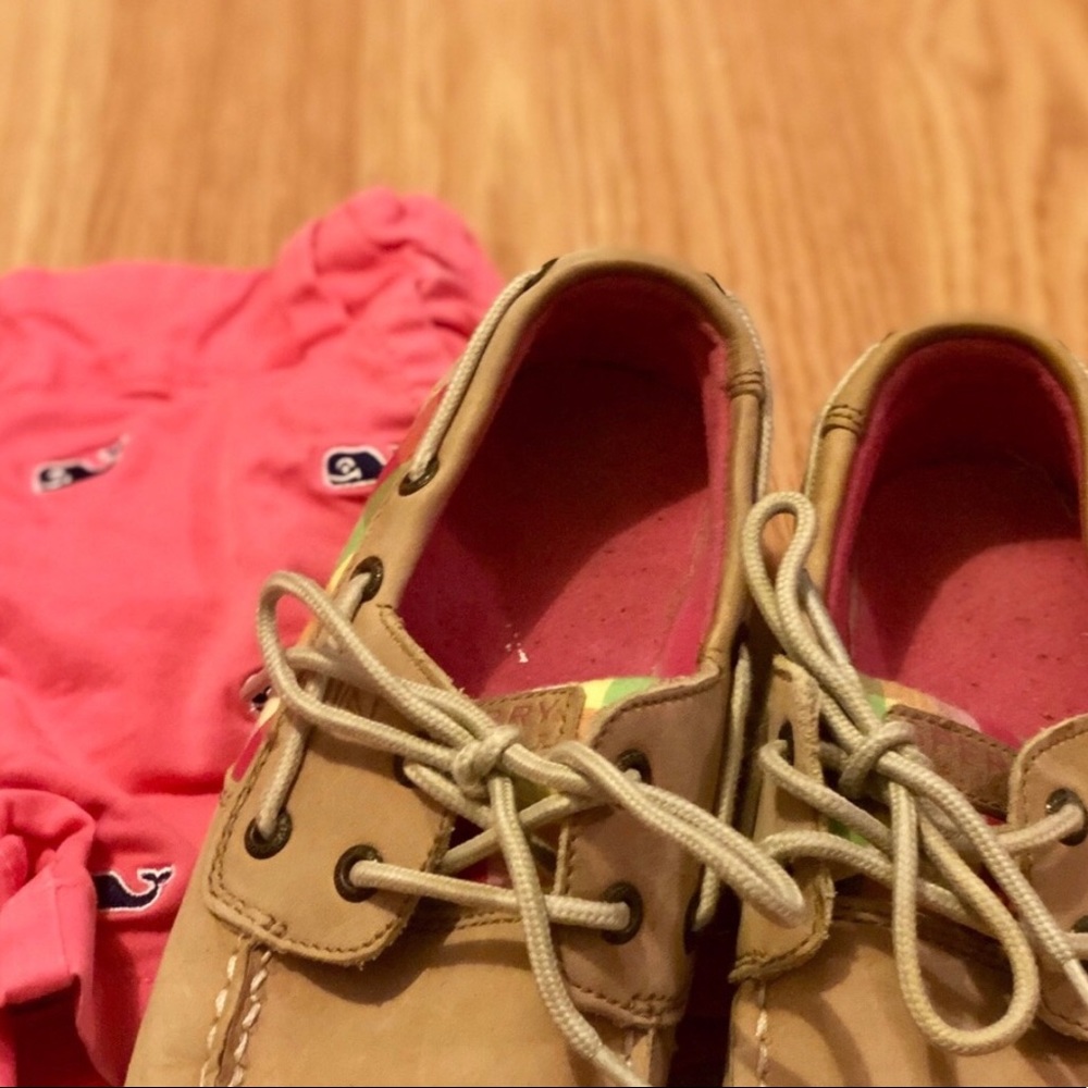 Used but in great condition girls Sperrys - Picture 3 of 7
